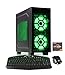 Produktbild Hyrican Striker 5961 green Ryzen 5 2600X 16GB 240GB SSD 1TB GeForce GTX 1060