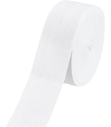 Baumwollband 5 M, 30 Mm Breit, Beige – 100% Baumwolle, Köperbindung, Made In Germany
