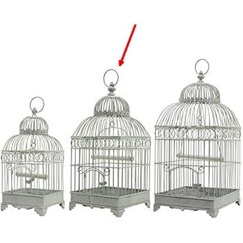 Loriginale Deco Style Ancienne Grande Cage à Oiseaux En Fer
