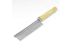 Uteruik Peigne de toilettage en métal pour chat, chien, chiot