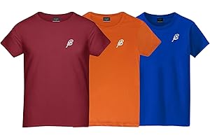 ASH BIRD Men's 3-Pack Gym T-Shirt Running Dry Fit Moisture-Wicking Athletic Performance Outdoor Activewear Short Sleeve Quick-Dry Breathable Lightweight Top for Comfortable Workouts