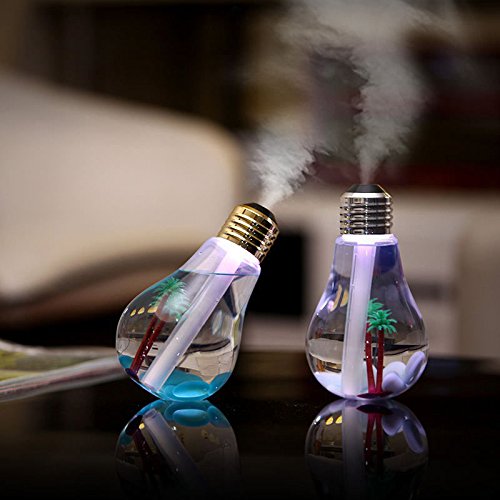 DOXUNGO Luftbefeuchter USB Luftbefeuchter Sieben Farbwechsel Im Winter zu Hause Retro Mini Luftbefeuchter - 4