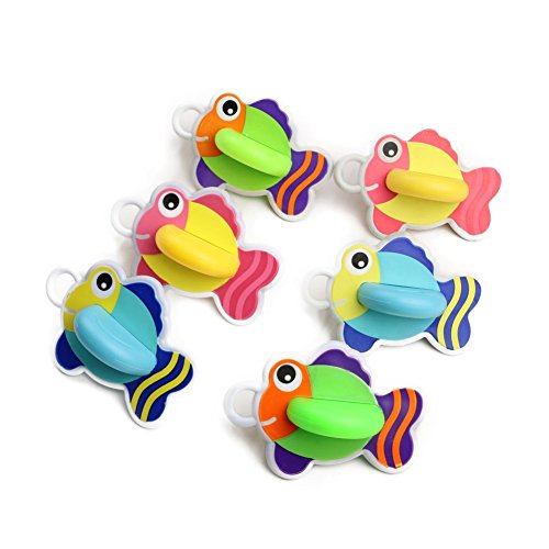 Bad Angeln Spielzeug mit Schwimmenden Fisch Badespaß Zeit Großes Geschenk für Bad lustig - 7