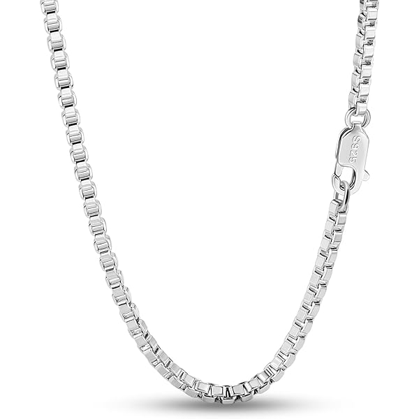 Catena Serpente Massiccio Collana Serpente In Vero Argento Sterling 925