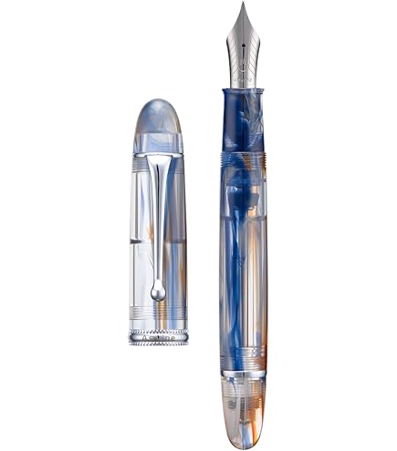 Asvine V200 Vulpen, titanium, vacuümvulling, iridium, extra fijne
