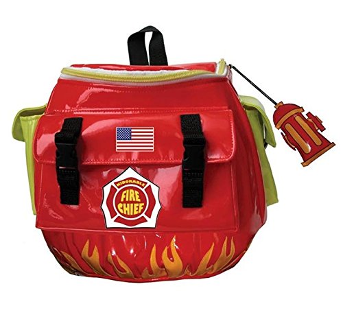 Preisvergleich Produktbild 3-D Rucksack Tasche Feuerwehr Kinder wasserabweisend Auto Feuerwehrauto