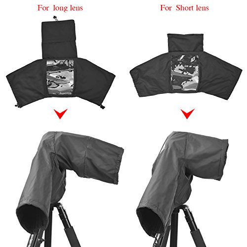 2-  tape Cam  ra Protection Anti-Pluie Cam  ra Couverture Anti-Pluie pour Canon Nikon et Autres Appareils SLR Num  rique