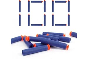 DKDXID 100 Stück Pfeile Darts für Nerf 7.2cm Gun Munition für Nerf Zubehör Gun Pfeile Saugnapf Toy Gun Foam Bullets Darts Bullets Soft Refill Darts Foam Pfeile für N-Strike Elite Blaster Series