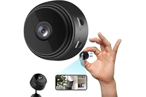 BESELOA Cámara Espía HD de Monitoreo Inalámbrico 1080P Mini Cámara con Baterías Nanny Cámara Deportiva con Detector de Movimiento, Cámara con Grabación, Interior Exterior App Inalámbrico Alerta Temprana