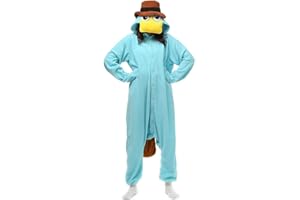 LBJR Pijamas Cosplay Traje Disfraces Unisexo Adulto Animal Ropa de Dormir Halloween Marrón