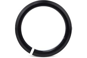 MAGT Separador de Auriculares de Bicicleta, Bicicleta de Aluminio 39.8 mm / 1.6in Auricular Inferior Adaptador de conversión de Horquilla Delantera Espaciador para Bicicleta de montaña y Carretera