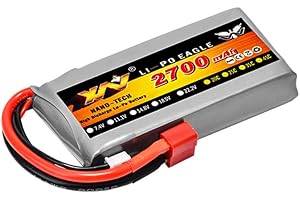 DINGLONG TOY Dinglong Améliorer 7.4V 2700mAH 2S Battery Pièce Détachée pour WLTOYS 12428 1/12 RC Voiture