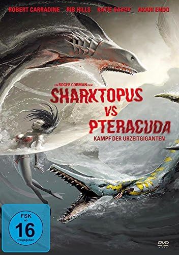 Sharktopus Vs Pteracuda-Kampf Der Urzeitgiganten (FSK 16 Jahre) DVD