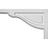 ekena Millwork SB11 X 07tr-l 11 3/4 in&ccedil; W 7 3/8 H 1/2 D b&uuml;y&uuml;k geleneksel merdiven tutucu, SB11X07TR-L