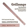 Grillzange Aus Holz Mit Hochwertiger Gravur Grill Instructor