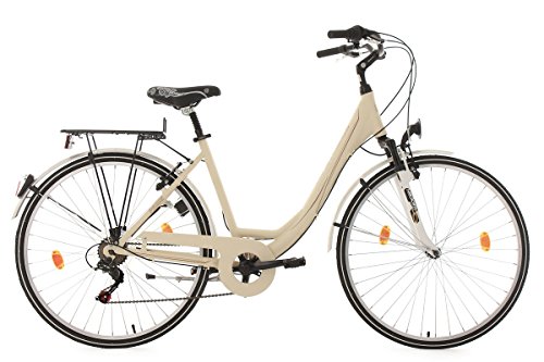 KS Cycling Damen Fahrrad Paris RH 49 cm, beige, 28, 307C