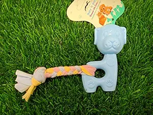Pets Empire Durable Pet Puppy Dog Chew Toys Set Puppy Teething Ball Toys Puppy Rope Dog Tug Toy Safety Design Size -13.5cm