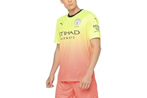 PUMA INDUSTRIES PUMA Men's MCFC Fc Third Shirt Replica Ss with Sponsor Logo Trikot Trikot
