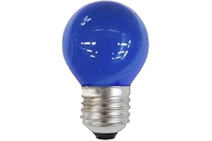 Spectrum 35152 Ampoule sphérique E27, Bleu