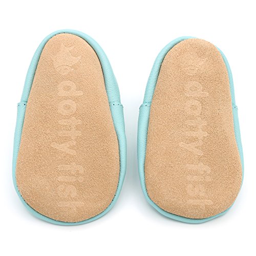 Weiche Baby und Kleinkind Lederschuhe – Jungen und Mädchen – Sterne - 5