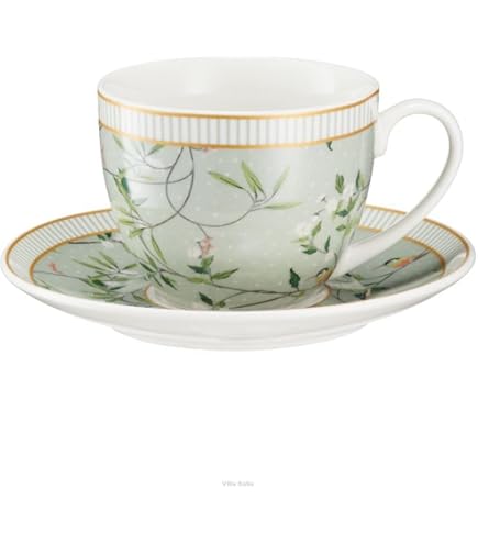 Ritzenhoff & Breker Sofia Frühstücks-Set 18-teilig | 6x Becher, Schalen, Teller | Porzellan Weiß