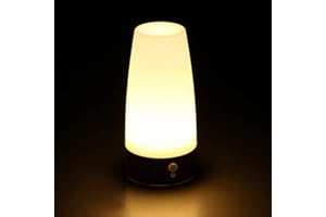 Guijiyi Portable PIR Motion Sensor LED Night Light, Kids Night Light Wireless Battery Operated Lamp Moving Table Lamp Bedside Lamp for Kids Room, Nursery, Living, Bedroom, Hallway, Stair