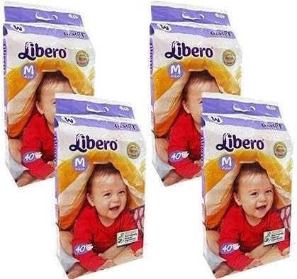 Libero Medium Size Open Diapers - 160 Counts