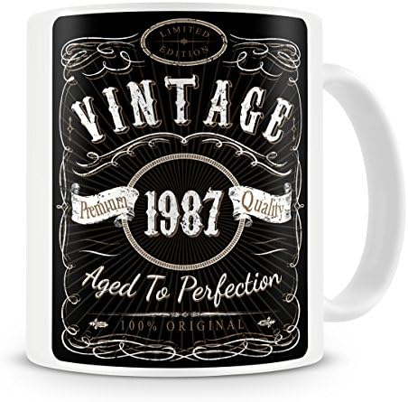 Fresh Buzz Clothing Vintage 1990 Aged to Perfection - 31st Birthday Gift/Present - Coffee Mug