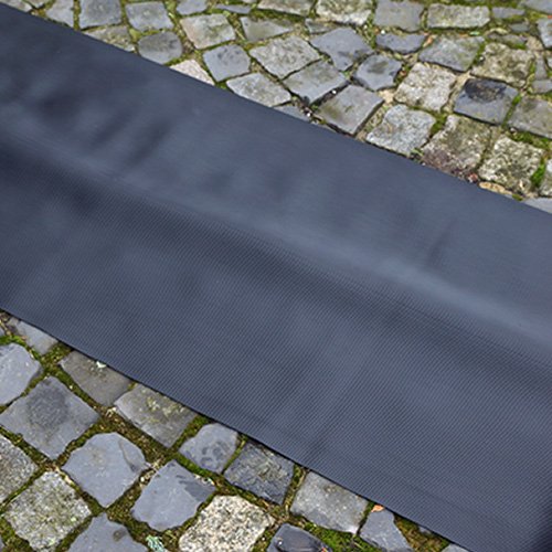 Kabelschutzmatte 0,50 x 10m [Größe wählbar] Stärke: 3 mm | Kabelmatte | Feinriefenmatte| Farbe: SCHWARZ - 3