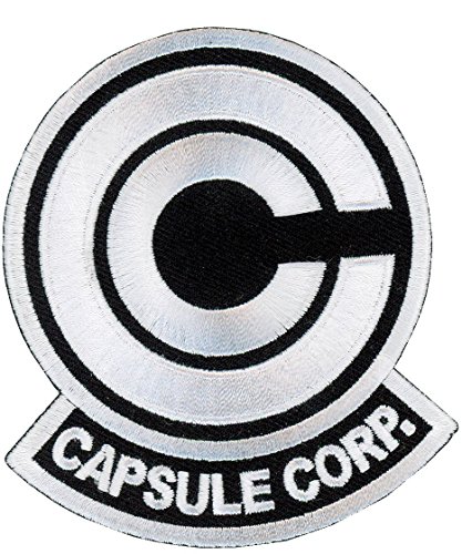 White Dragon Ball Z Capsule Corp. Aufnäher Patch