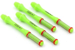 CUESOUL TERO AK7 Telescopio a Molla Alberi per Freccette Incorporato per frecce a Punta d'Acciaio e frecce a Punta Morbida, Set di 4 Pezzi