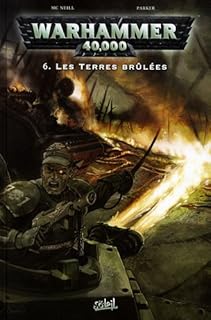 jaquette livre Warhammer 40.000, Tome 6 : Les terres brûlées