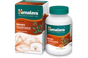 Himalaya Bacopa Wellness All Natural Nootropics And Memory Support - For Memory Wellness, Clarity And Focus, 60 Veg Caps