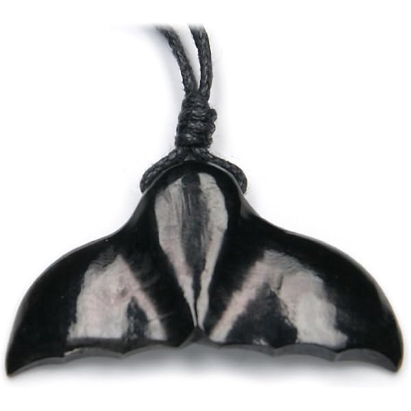 CLEVER SCHMUCK Halskette Mit Walfischflossen-Anhänger – Sterling Silber 925, 20x17 Mm, Inkl. 45 Cm Panzerkette & Schmucketui