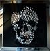Produktbild Diamond Skull Spiegel Totenkopf Totenkopfspiegel 60 x 60 cm