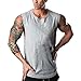 Produktbild Herren Tops, Sumeiwill Einfarbig Sleeveless Shirt Trägershirt Bodybuilding Sport Fitness Trainings Weste der Art- und Weisemann Unterhemden Sport Bekleidung geeignet für Workout atmungsaktiv