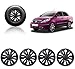 Auto Pearl - Premium Quality Car Black Wheel Cover Caps 15 Inches Press Type Fitting For - Tata Manza RS.1499.00