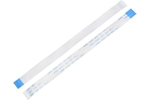 sourcing map Cable plano flexible de 18 pines de 0,5 mm de paso de 150 mm FPC FFC cable de cinta flexible para TV LCD, coche, reproductor de DVD, portátil, 5 unidades (tipo B)