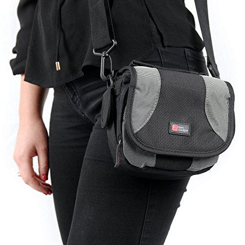 Etui de rangement pour Nikon Coolpix P610 et L840 Canon PowerShot SX410 IS et Pentax XG-1 appareils photo Bridge lani re amovible DURAGADGET reviews Etui de rangement pour Nikon Coolpix P610 et L840 Canon PowerShot SX410 IS et Pentax XG-1 appareils photo Bridge lani re amovible DURAGADGET