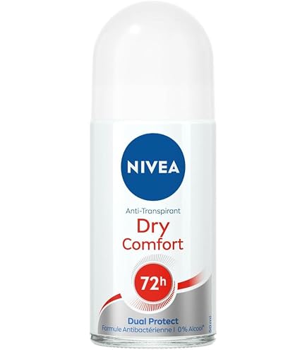 Lot De 6 Déodorants Nivea Silver Protect Pour Hommes – Roll-on 50 Ml Chacun