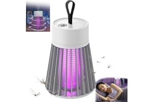 JESSHINY Mozguard Mosquito Zapper,2024 New Best MozGuard Mosquito Zapper,Portable Buzzbug Mosquito Killer,MozGuard Pro,Zaptek Mosquitoes Zapper pour Extérieur et Intérieur(+Grey)