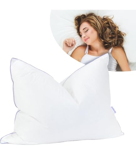 Betten Hofmann Franken Federkissen 60x70 Cm – Mit 15% Daunen, 700g Füllung, Waschbar & Für Allergiker Geeignet