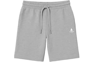 NavyBlue Yacht - Pantaloncini Uomo in Cotone Jersey. Bermuda Corto Estivo in 100% Cotone Fresco e Leggero. Taglie Oversize