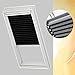 Produktbild Original VELUX Faltstore Plissee DuoLine Abdunkelung Wabenstruktur FHC Y87 1047 / Uni Schwarz passgenau für VL Y87 mit Aluminium Führungsschienen // FHC Y87 1047S