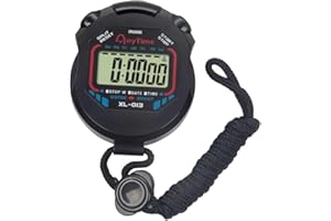 U-K Cronometro sportivo Timer sportivo digitale professionale con ampio display LCD Timer da corsa per calcio, basket, corsa, nuoto e altroDauerhaft Nützlich und praktisch Nettes Design Praktisches De