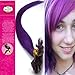 Straight 22'' Pre Bonded Tipped Hair Nail Tip U-tip 100% of Real Remy Human Hair Extensions 100S Lila/Light Purple 0.6g/s Beauty Popular Style