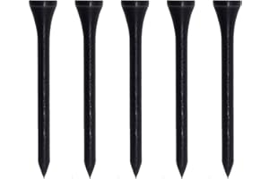 Zivisk Golf Tees Madera 38mm / 54mm/ 70mm / 83mm, Paquete de 100 Count Tees de Golf (Natural Color, White, Black, Blue, Red, Green, Yellow, Pink, Orange)