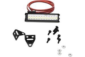 ‎TBEST V GEBY RC LED Lichtleiste, 55mm RC Crawler LED Lichtleiste LED Lampe 1:10 RC Autoteil für 90046 90048 SCX10