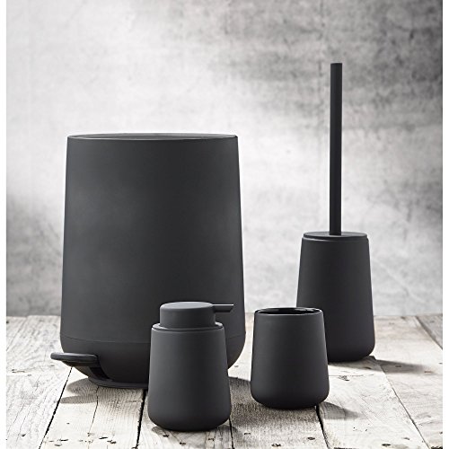 ZONE Toilettenbürste NOVA ONE, Steingut mit Soft-Touch, schwarz, ca. 37 cm H - 2