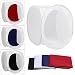 Produktbild 32inch/80x80 cm Photo Studio Shooting Tent Light Cube Diffusion Soft Box Kit with 4 Colors Backdrops (Red Dark Blue Black White) for Photography